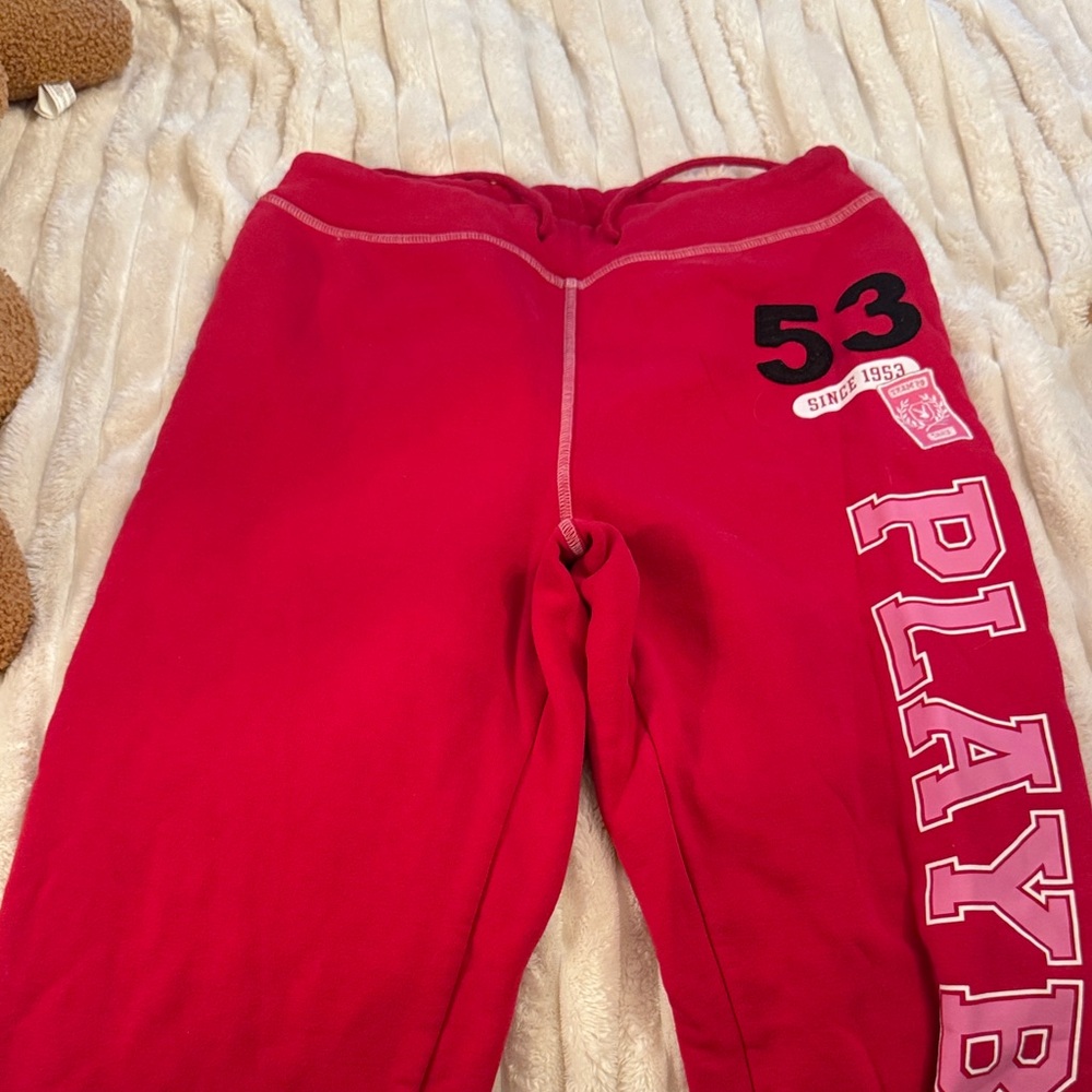 PLAYBOY Vibrant Red Lounge Pants